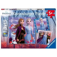 RAVENSBURGER - La Reine des Neiges 2 Puzzle 3x49 pieces