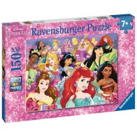 RAVENSBURGER - Puzzle 150 pieces XXL Les reves peuvent devenir réalité / Disney Princesses