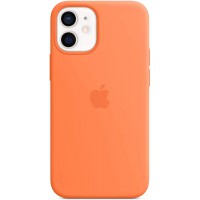 Apple Coque en Silicone avec MagSafe (pour iPhone 12 Mini) - Kumquat