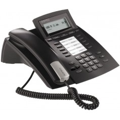 Agfeo system-téléphone ST 22 IP noir - bewegliches 2-zeiliges Display, 10 Funktionstasten, 7 Klingelmelodien, mains libres, Laut