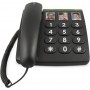 doro téléphone grande touche PhoneEasy331ph noir (import Allemagne)