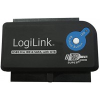 LogiLink AU0028A Adaptateur USB 3.0 Noir