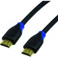 LogiLink Câble HDMI ch0065, Standard: High Speed avec Ethernet pour Les résolutions jusqu'à 4096 x 2160, Ultra HD et 3D Noir