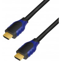 LogiLink CH0061 Câble HDMI standard haute vitesse avec Ethernet pour résolutions jusqu'à 4096 x 2160, Ultra HD et 3D Noir 1 m