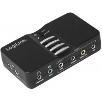 LogiLink UA0099 Carte son USB 7.1 Noir