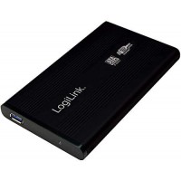 LogiLink UA0106 Boîte USB 3.0 pour Disque Dur 2,5" SATA Noir