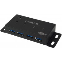 LogiLink UA0149 Hub USB 3.0 4 Ports Noir