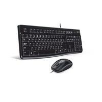 Logitech MK120 Combo Clavier et Souris, Clavier QWERTZ Allemand - Noir