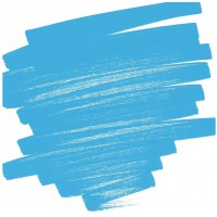 Marqueur pigment fin bleu metal