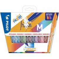 PILOT - Pochette de 15 Frixion Ball - Stylo effacable a  encre thermosensible - Stylo roller rechargeable fabrique a  partir de 