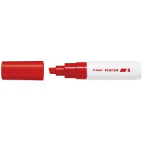 Pilot Pintor Marker Chisel Tip Broad Line Red