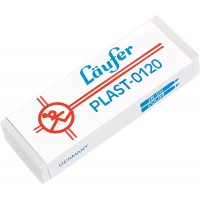 LAUFER Plast Gomme en plastique 1 gomme groB weiB