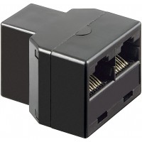 adaptateur RJ45 (8P8C) pour, prise RJ45 2 x (8P8C)