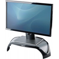 Fellowes support moniteur Smart Suites, 3 hauteurs possibles, pour ecran PC jusqu'a  10 kg, noir