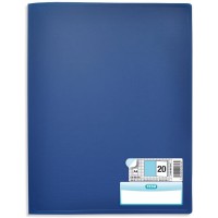 - Memphis - Protege documents - Format A4 - Polypropylene - Bleu marine