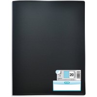 - Memphis - Protege documents - Format A4 - Polypropylene - Noir