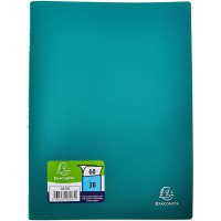 Exacompta - Ref. 8533E - 1 Protege-documents en polypropylene souple OPAK 60 vues / 30 pochettes grainees - A4 - Vert fonce