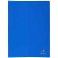 Exacompta - Ref. 8547E - 1 Protege-documents en polypropylene souple OPAK 80 vues / 40 pochettes - A4 - Bleu clair