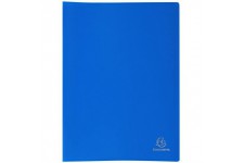 Exacompta - Ref. 8547E - 1 Protege-documents en polypropylene souple OPAK 80 vues / 40 pochettes - A4 - Bleu clair