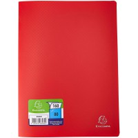 Exacompta - Ref. 8585E - 1 Protege-documents OPAK - Couverture en polypropylene souple - 80 pochettes interieures legerement gra