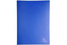 Lot de 8 : Exacompta 8880E Porte vues Opak en polypropylene mat et opaque avec pochettes interieures lisse haute transparence 80