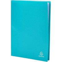 Exacompta - Ref. 85103E - 1 Protege-documents soude Opak - couverture en polypropylene souple - 200 vues - 100 pochettes legerem