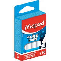 Maped M593500 - craies rondes et blanches