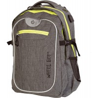 Wheel Bee Revolution Sac a  Dos Enfants, 46 cm, 30 liters, Gris