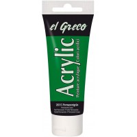 El greco - peinture acrylique - 75ml - Vert permanent