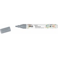 Hobby Line 47021 - Stylo peinture laque avec pointes arrondis Taille M 2-4 mm, argent