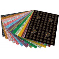 Folia 47009 - Motif Carton Folklore, 50 x 70 cm, 13 Coloris Assortis