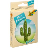 52911 Kit de Couture en Feutre pour Enfant Mini Feutrine Pendentif Cactus Multicolore 6 pieces