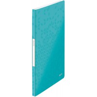 Leitz Reliure Protege-Documents A4, 20 Pochettes, 40 Pages, Pochettes Transparentes, Menthe Metallise, WOW, 46310051