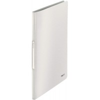 Leitz Reliure Protege-Documents A4, 40 Pochettes, 80 Pages, Pochettes Transparentes, Blanc, Style, 39590004